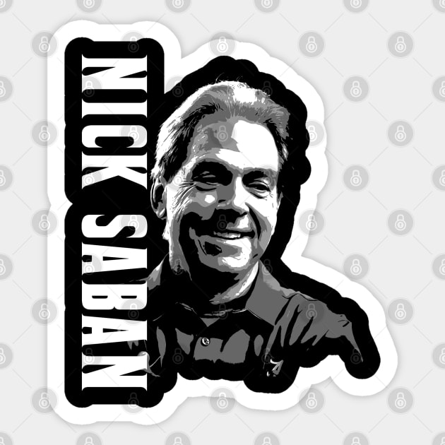 nick saban Sticker by jerrysanji